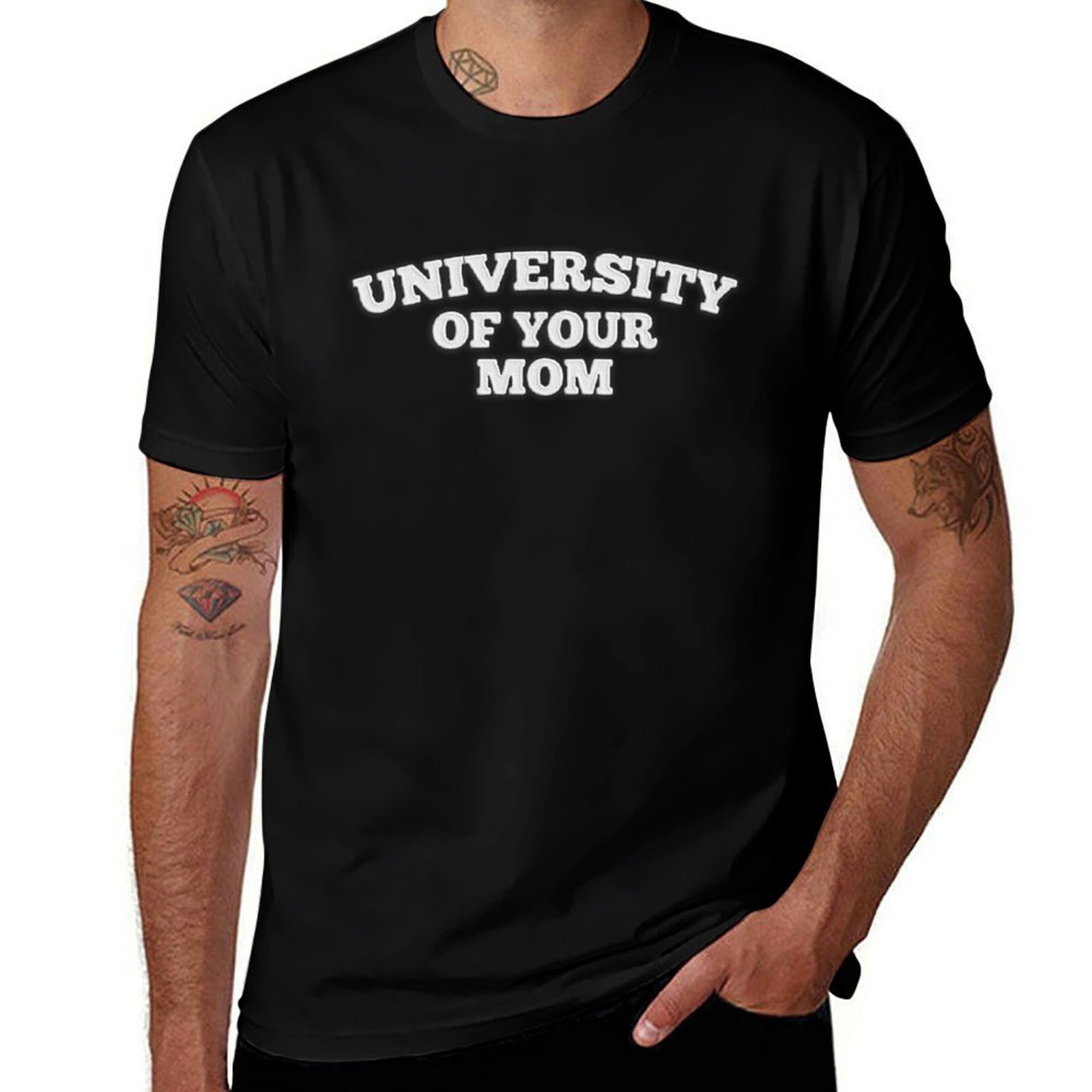 Embroidery University - Футболка с вышивкой «Университет твоей мамы»