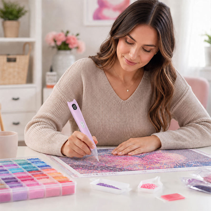 Embroidery Needle Pen - Электрическая ручка для алмазной вышивки с