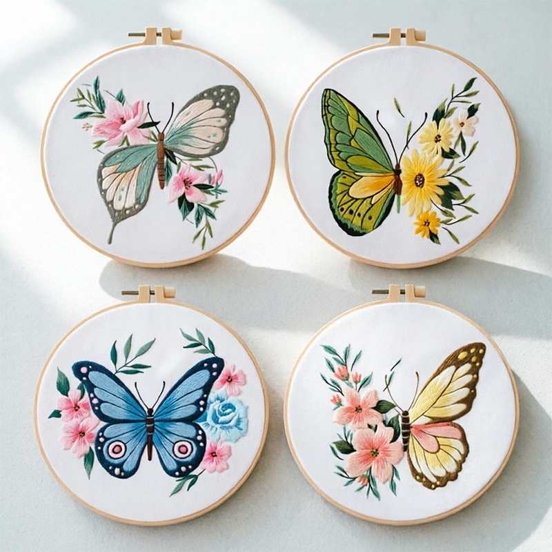 Embroidery Origin - 1 шт. Набор для вышивки бабочки