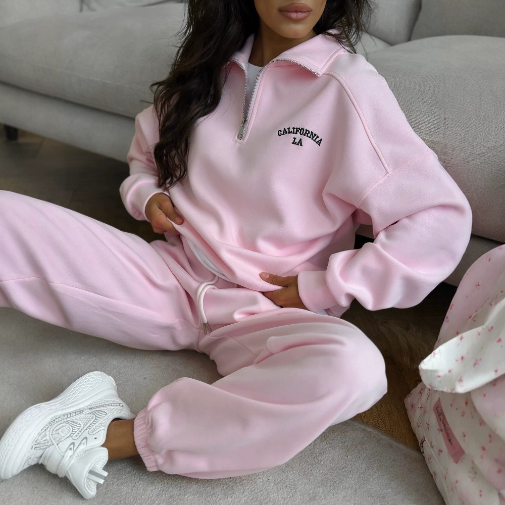 Embroidery Origin - Спортивный костюм с вышитыми буквами: худи