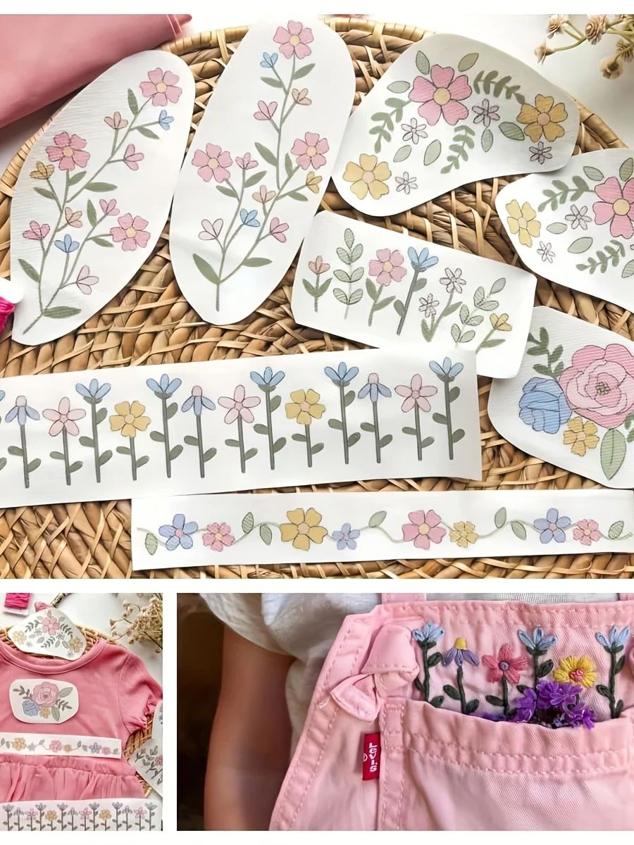 1 комплект из 8 шт. красочной  – обзор и цена Embroidery Meaning