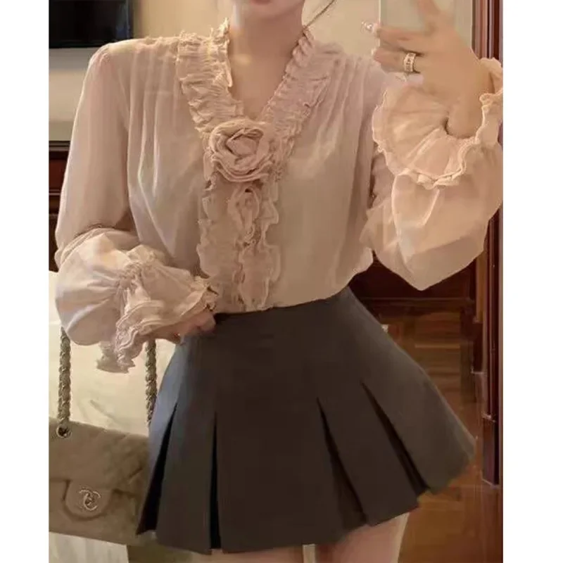 Женская рубашка с длинным рука – обзор и цена Embroidery Jersey