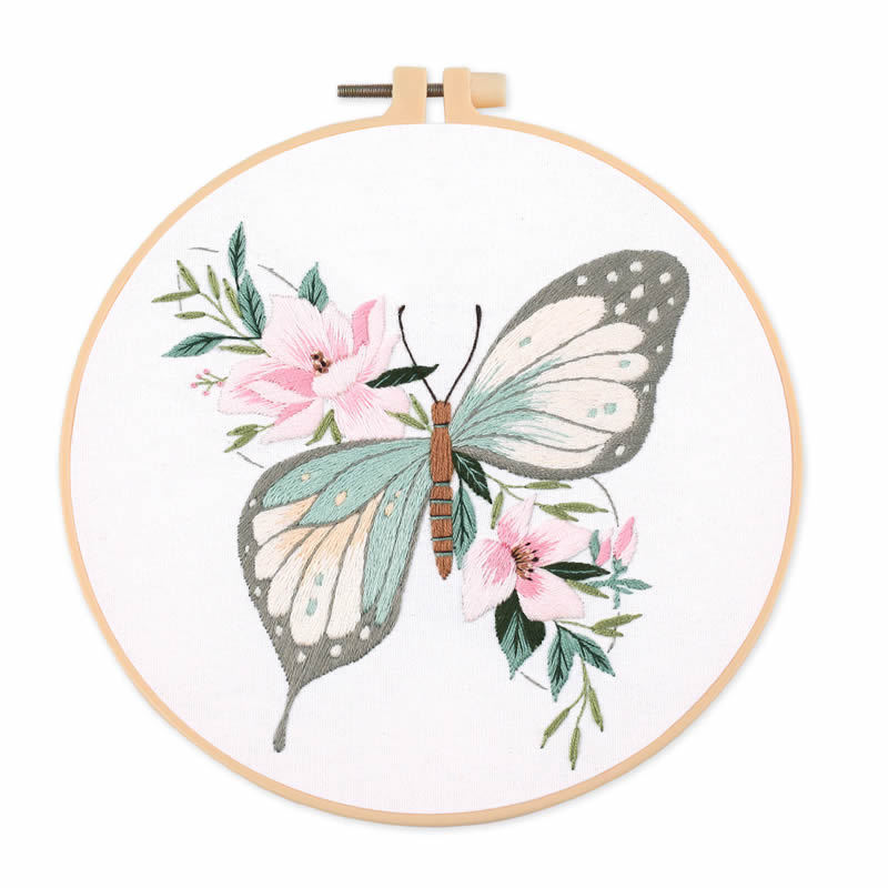 1 шт. Набор для вышивки бабочк – обзор и цена Embroidery Origin