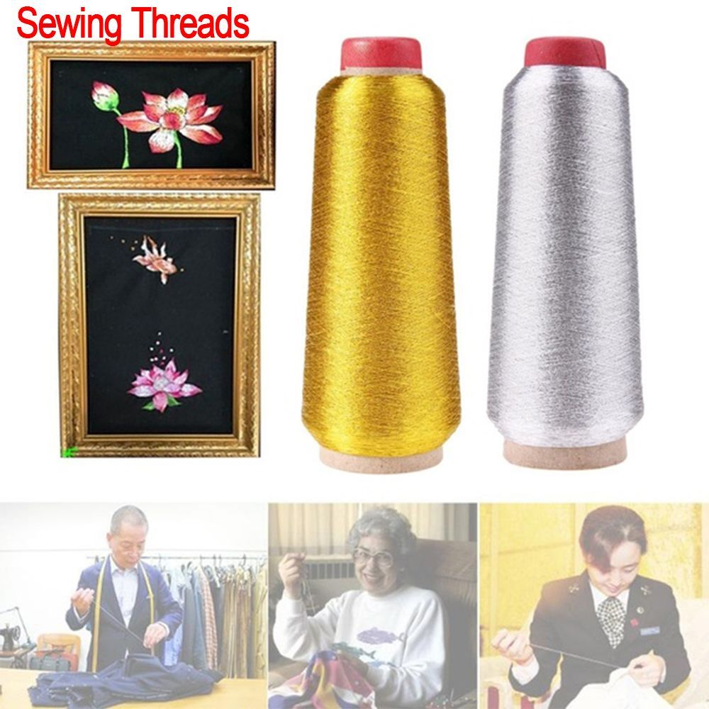 Золотые/серебряные нитки для в – обзор и цена Embroidery Thread Yarn