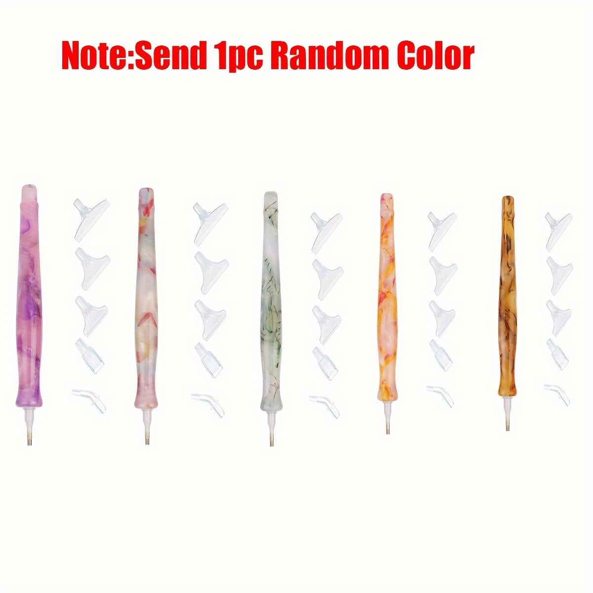 1 шт., случайный цвет, полимер – обзор и цена Embroidery Needle Pen