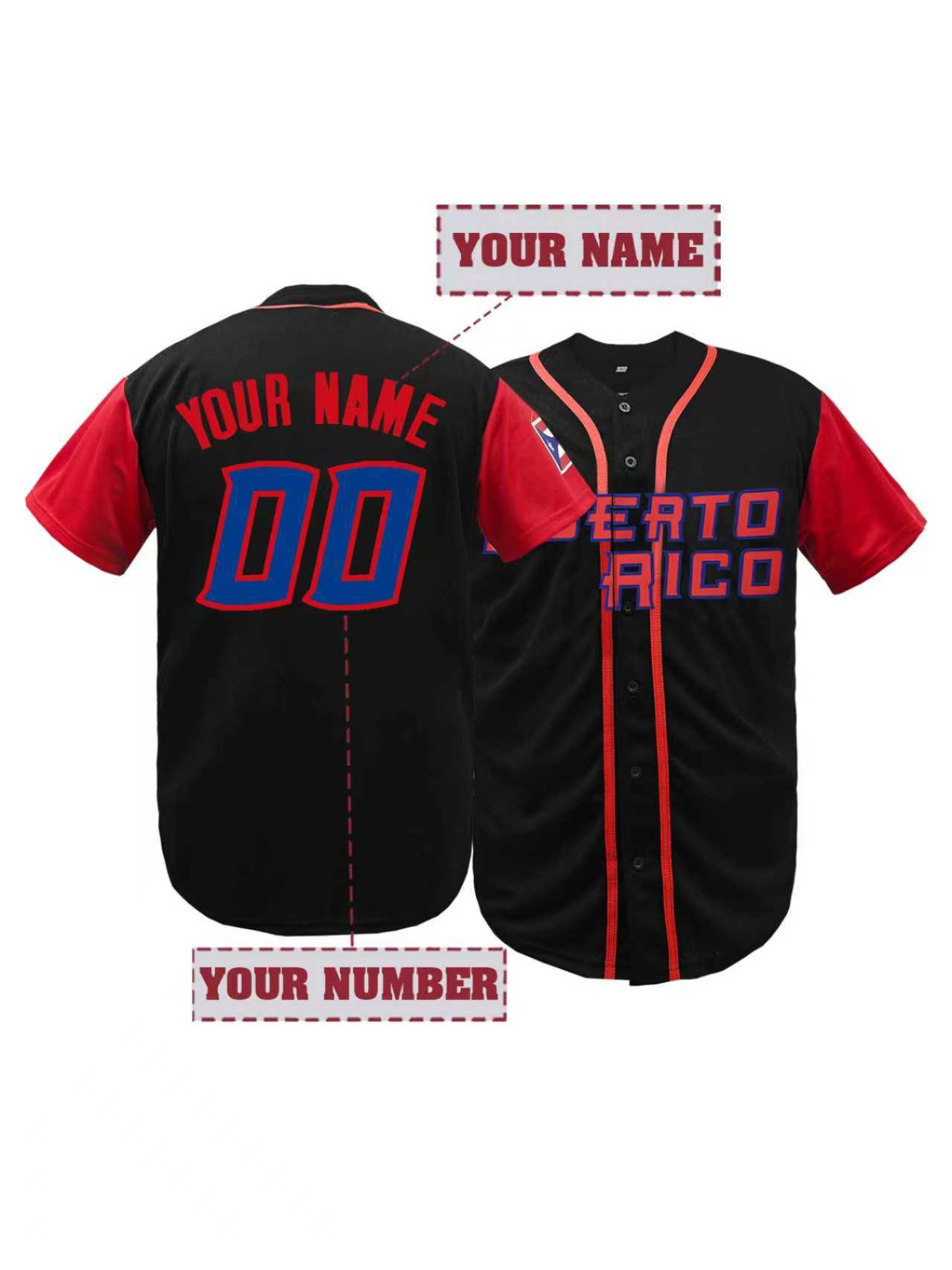 Мужская персонализированная бе – обзор и цена Embroidery Jersey